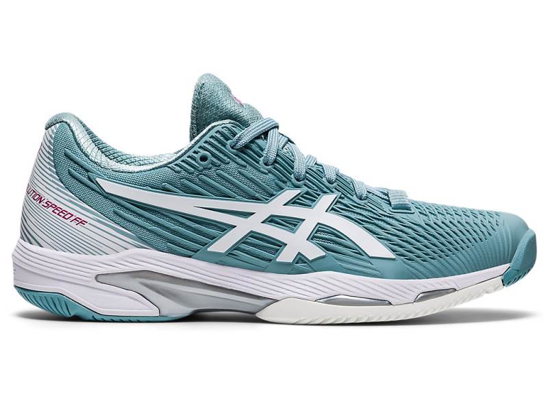 Sapatilhas Tenis Asics SOLUTION SPEED FF 2 Mulher Luz Verdes, 9321A374.784